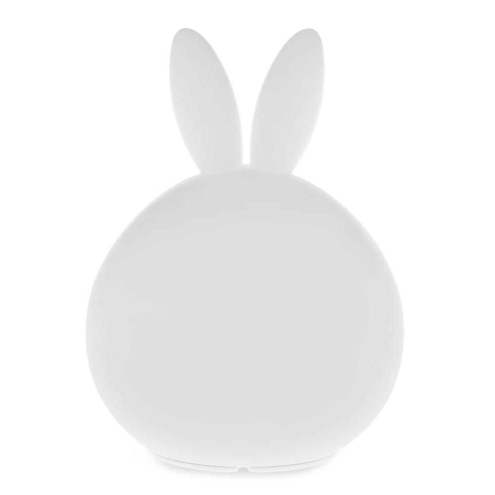 Rabbit LED Night Light For Children Baby Kids Bedside Lamp Multicolor Silicone Touch Sensor Tap Control