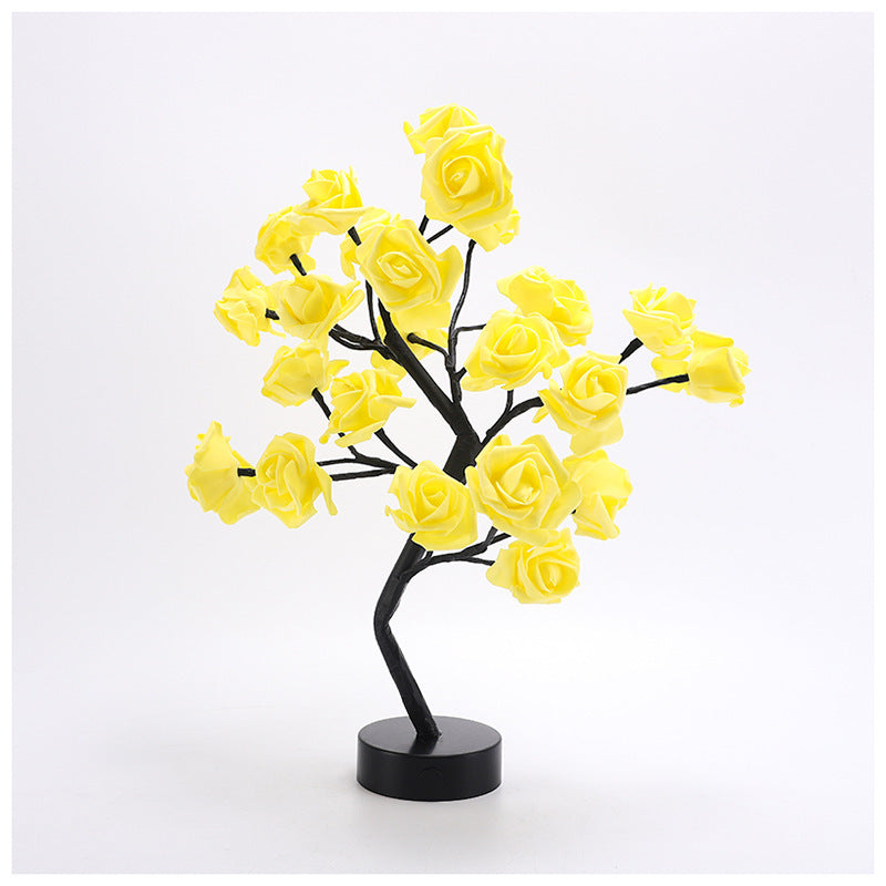 LED Rose Table Lamp Decoration