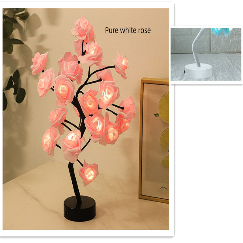 LED Rose Table Lamp Decoration